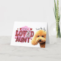 One loved Aunt....Mothers Day card from the dog