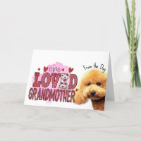 One loved Grandmother....Mothers Day from the dog
