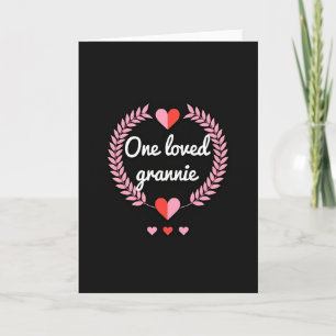 One Loved Grannie Honor Card