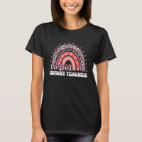 One Loved Infant Teacher Valentine's Day Rainbow T