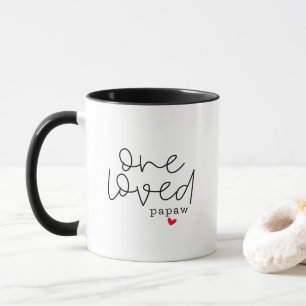 One Loved Papaw Mug