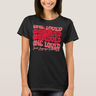 One Loved Speech Language Pathologist Cupid Valent T-Shirt