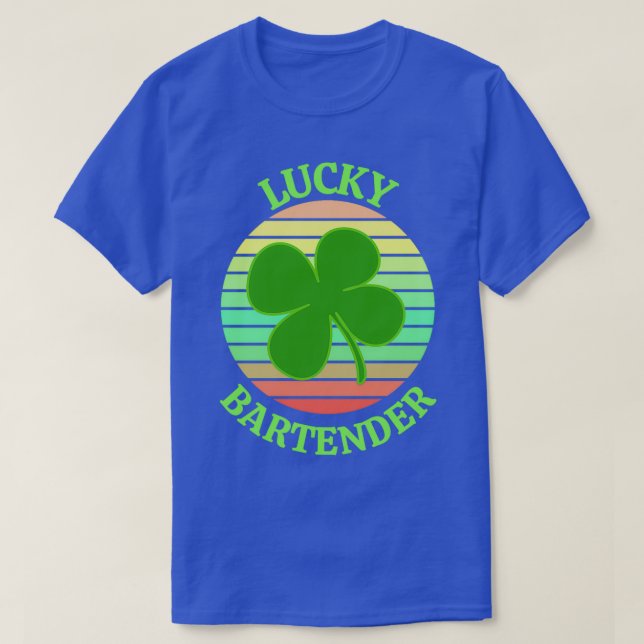 one lucky bartender 10 T-Shirt (Design Front)