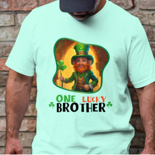 One Lucky Brother - Irish Blessings T-Shirt