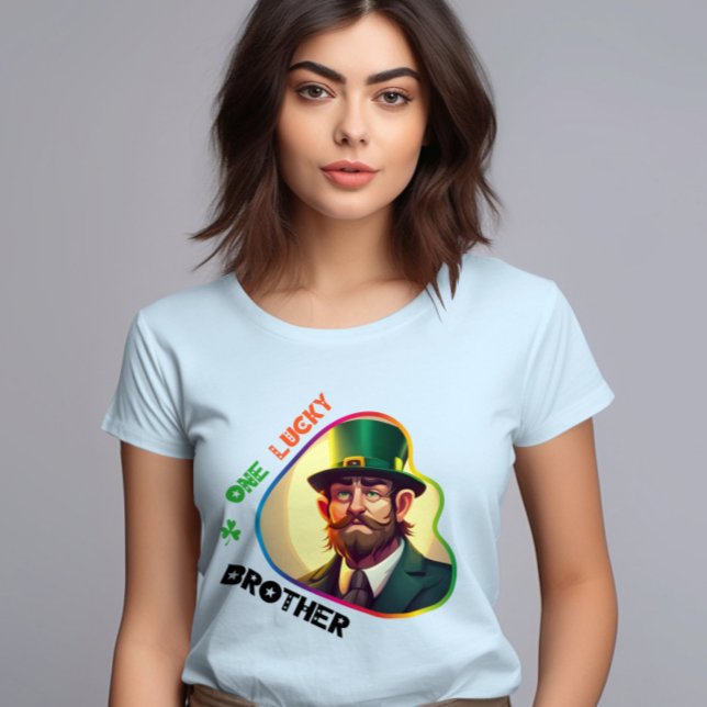 One Lucky Brother - Shimmering Shamrock Ball T-Shirt (Creator Uploaded)