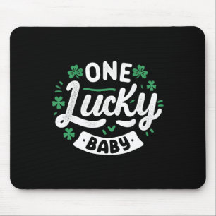 One Lucky By Shenanigans St Patricks Day Funny Mouse Pad