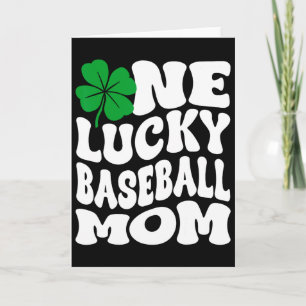 One Lucky Bysebyll Mum Sports Mother St Patrick's  Card