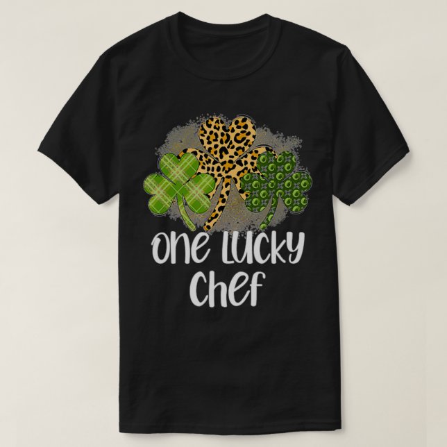 One Lucky Chef St T-Shirt (Design Front)