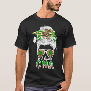 One Lucky CNA St Patrick's Day Certified Nursing A T-Shirt