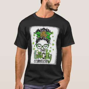 One Lucky Counselor St Patrick's Day School Counse T-Shirt