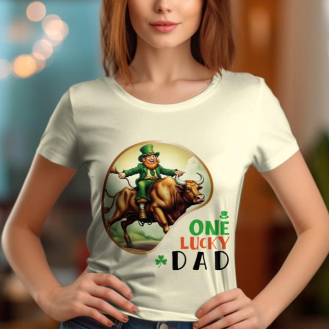One Lucky Dad - Emerald Isle Revelry T-Shirt (Creator Uploaded)