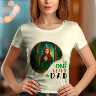 One Lucky Dad - Green Attire Affair T-Shirt