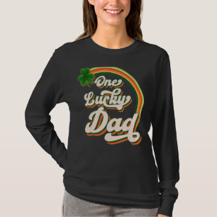 One Lucky Dad Irish C St Patrick's Day Vintage T-Shirt