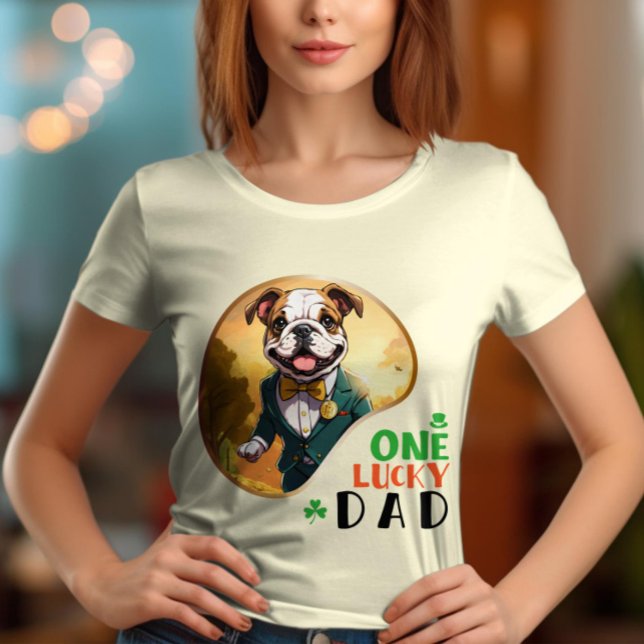 One Lucky Dad - Shimmering Shamrock T-Shirt (Creator Uploaded)