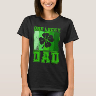 One Lucky Dad St Patrick's Day Vintage Father gift T-Shirt
