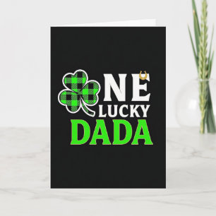One Lucky Dada Celebration Card