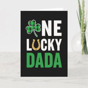 One Lucky Dada Greeting Card