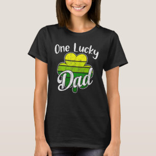 One Lucky Daddy Funny Father Irish C St Patrick's T-Shirt
