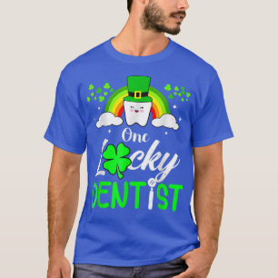 One Lucky Dentist Funny St Patrick's Day Dental  T-Shirt