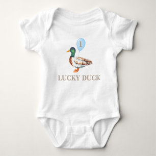 One Lucky Duck Baby Bodysuit