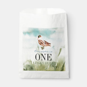 One Lucky Duck Field Boy 1st Birthday Favour Bag