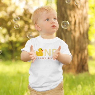 One Lucky Duck First Birthday Shirt