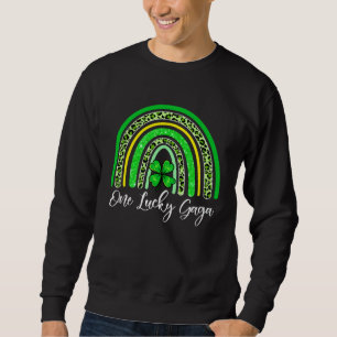 One Lucky Gaga Cute St Patricks Day Girl Teen Wome Sweatshirt