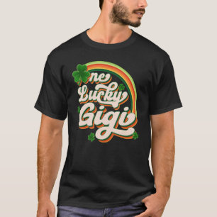 One Lucky Gigi Irish C St Patrick's Day Vintage T-Shirt