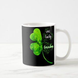 One Lucky Grandma Shamrock Grandma St Patricks Day Coffee Mug