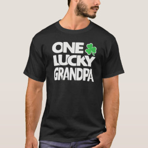 One Lucky Grandpa C Mens St Patricks Day Grandfath T-Shirt