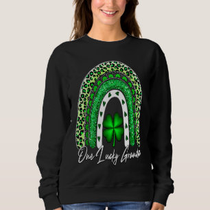 One Lucky Grandpa Matching Family St Patricks Day  Sweatshirt