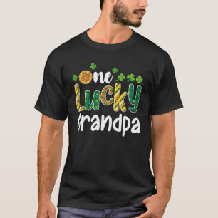 One Lucky Grandpa Matching Family St Patrick's Day T-Shirt