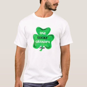 One Lucky Grandpa St Patrick's Day T-Shirt
