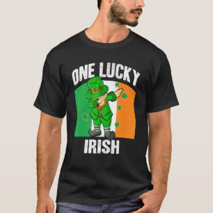One Lucky Irish St Patricks Day Leprechaun with Ir T-Shirt