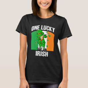 One Lucky Irish St Patricks Day Leprechaun with Ir T-Shirt
