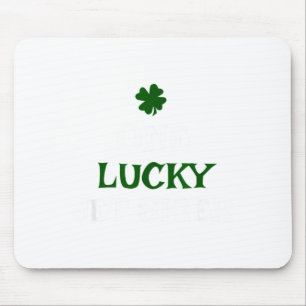 One lucky jet skier st patrick's day irish jetski mouse pad