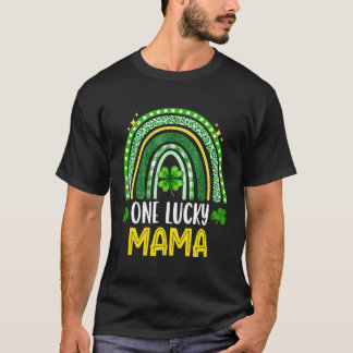 One Lucky Mama Family St Patrick'S Day T-Shirt