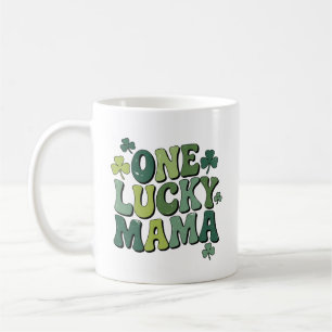 One Lucky Mama Retro St. Patrick’s Day Coffee Mug