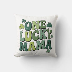 One Lucky Mama Retro St. Patrick’s Day Cushion