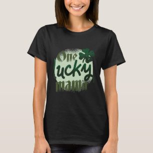 One Lucky Mama St. Patricks Day Womens C  T-Shirt