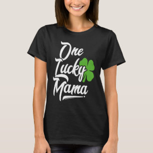One Lucky Mama Women Cute Pregnancy St Patricks D T-Shirt