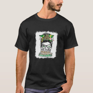 One Lucky Medical Assistant One Lucky Nurse Messy T-Shirt