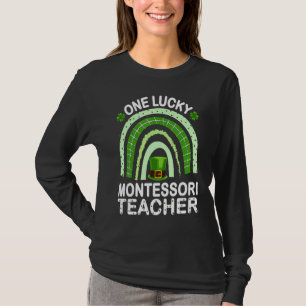 One Lucky Montessori Teacher St Patricku2019s Day T-Shirt