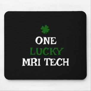 One Lucky Mri Tech St. Patrick's Day Funny Irish Mouse Pad
