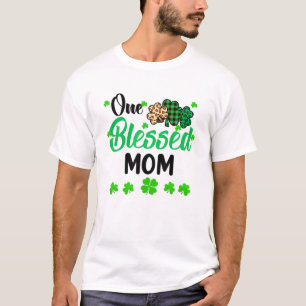 One Lucky Mum Clover St. Patrick's Day Irish T-Shirt