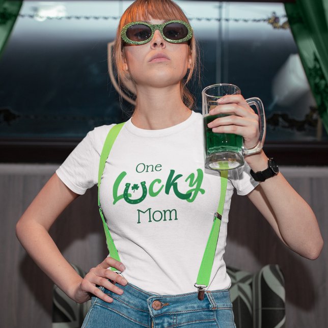 One Lucky Mum | Customisable St Patrick's Day T-Shirt (Creator Uploaded)