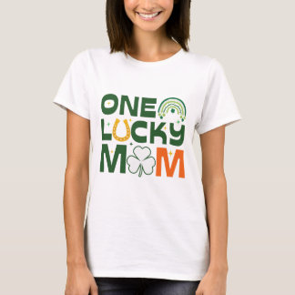One Lucky Mum T-shirt, Saint Patrick's day Gift T-Shirt