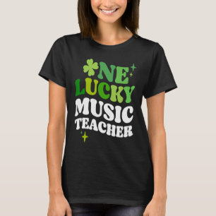 One Lucky Music Teacher Irish C St Patrick's Day T-Shirt