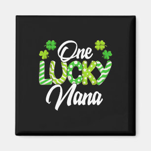 One Lucky Nana Shamrock Irish Nana St Patrick's Da Magnet