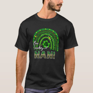 One Lucky Nani  Shamrock Rainbow St Patrick s Day  T-Shirt